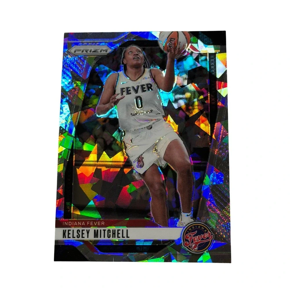 2024 Panini Prizm WNBA Kelsey Mitchell Cracked Ice Indiana Fever